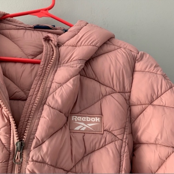 Reebok Dusty Rose Packable Full Zip Coat Size M - Picture 7 of 11